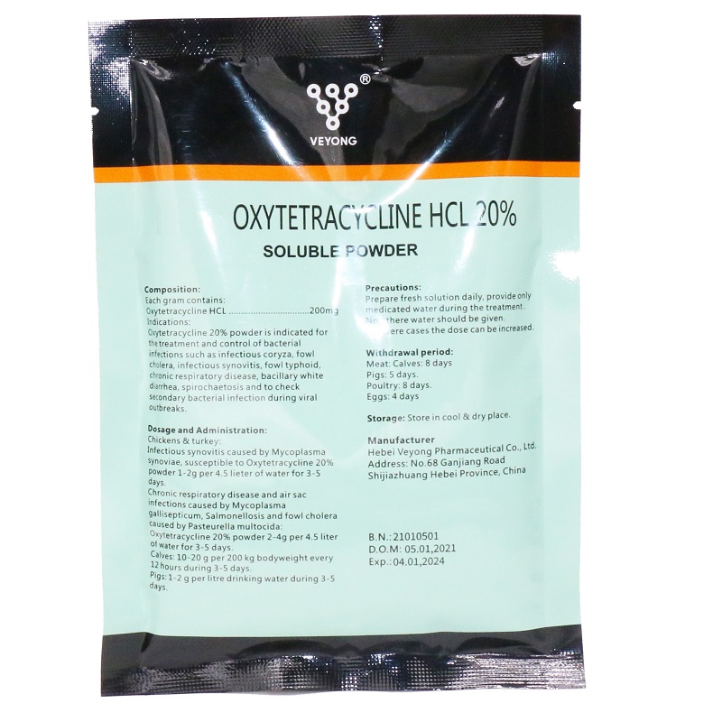oxytetracycline in water oplosbaar poeder